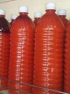 bottles of oil Fresh Palm Oil